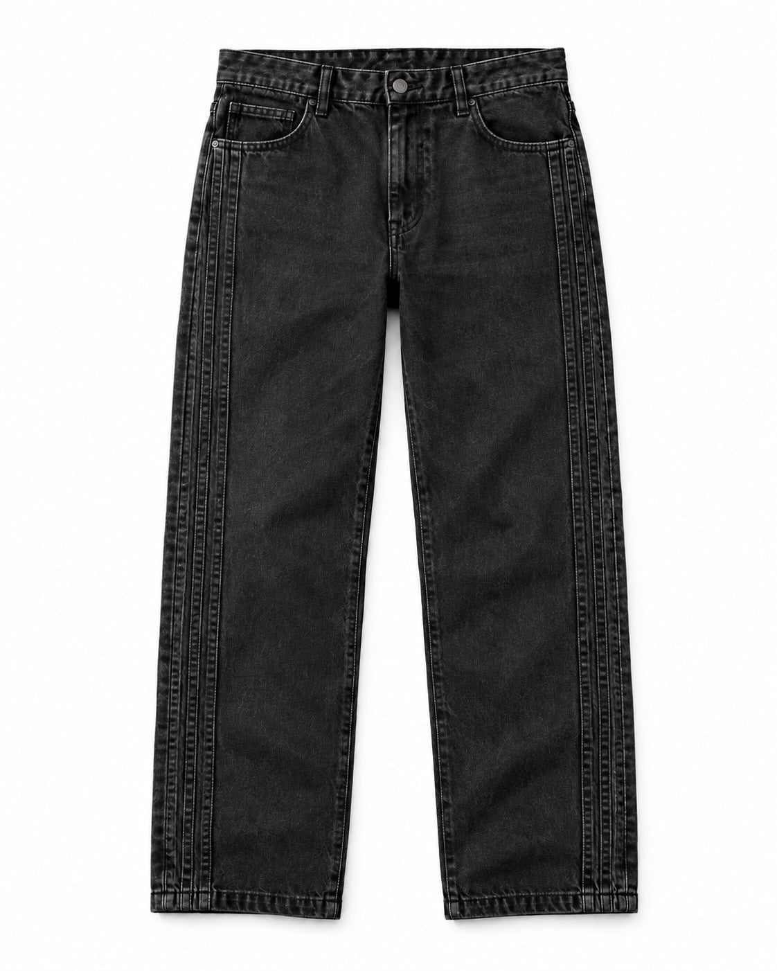 Lined Denim in Black