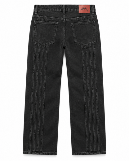 Lined Denim in Black